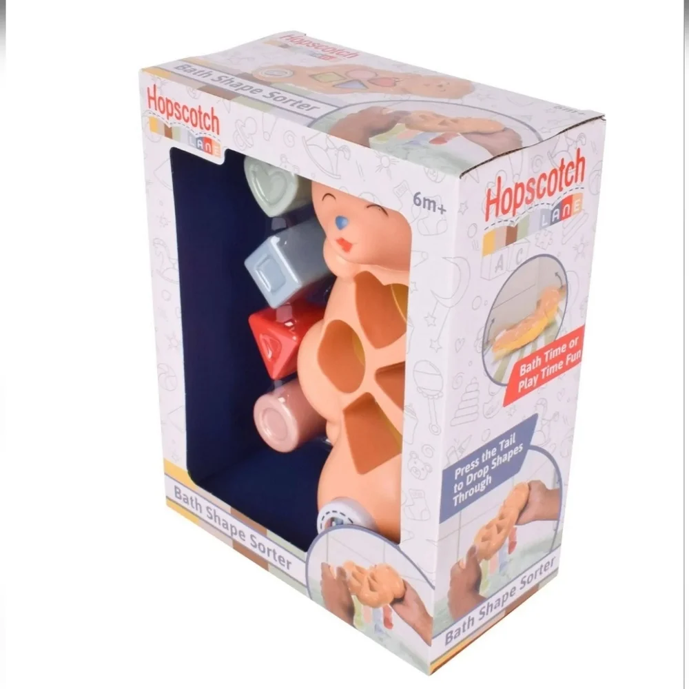 Hopscotch Lane Sea Otter Shape Sorter Bath Toy – Baby To Toddler